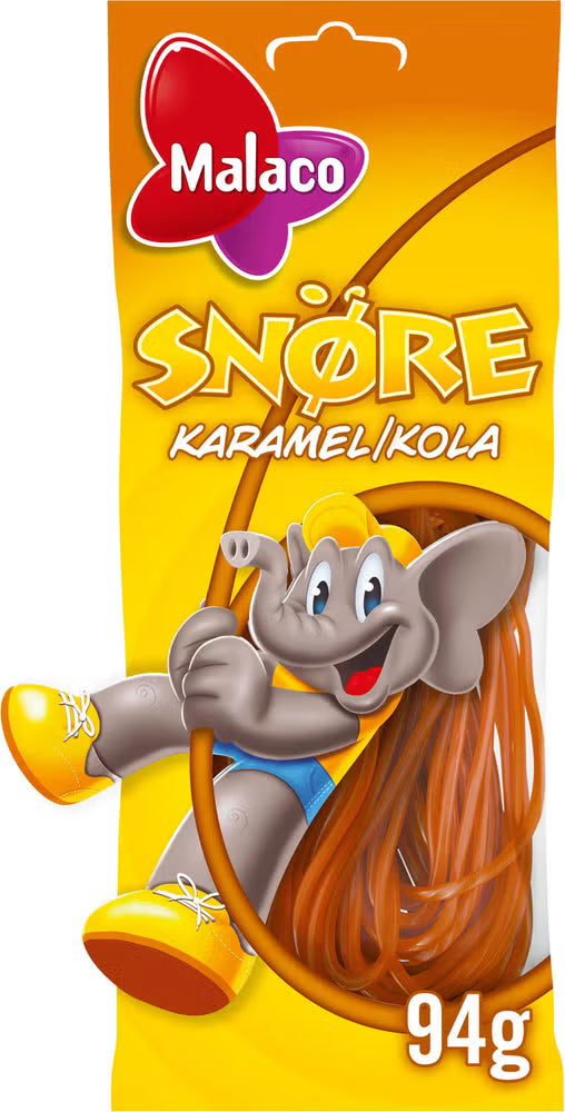 Malaco Snöre Kola 94g