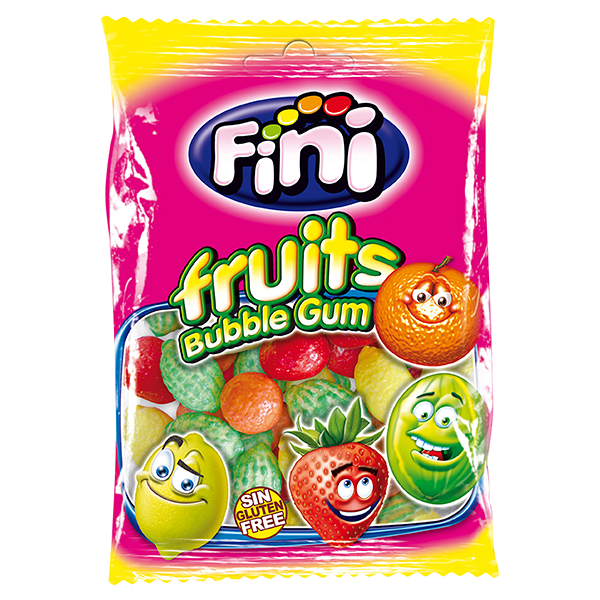 Fini Fruits Bubble Gum 12x75g