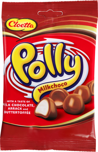 Cloetta Polly Röd 130g.