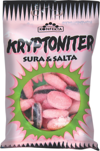 Konfekta Kryptoniter Original Sur&Salt Hårda 60g 20st