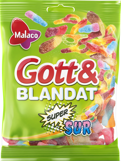 Malaco Gott & Blandat Super Sur 30 X 130g