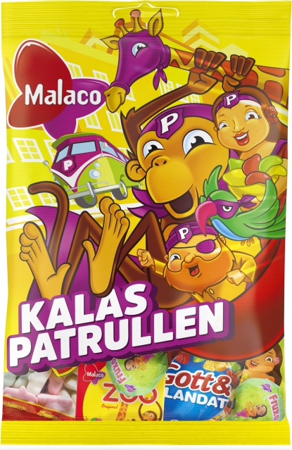 Malaco Kalaspatrullen 135g 24st.