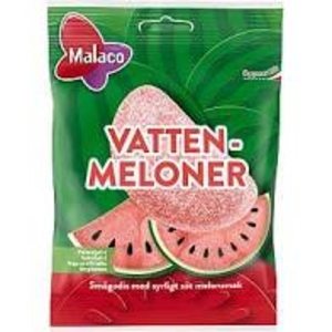 Malaco Vattenmeloner 90g. 28st.