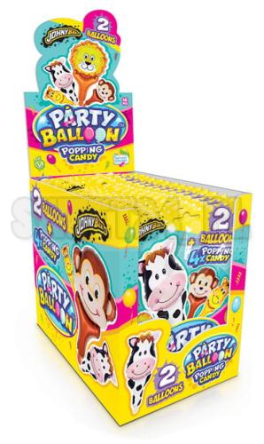 Johnny Bee Party Balloon Popping Candy 8g. 16st.