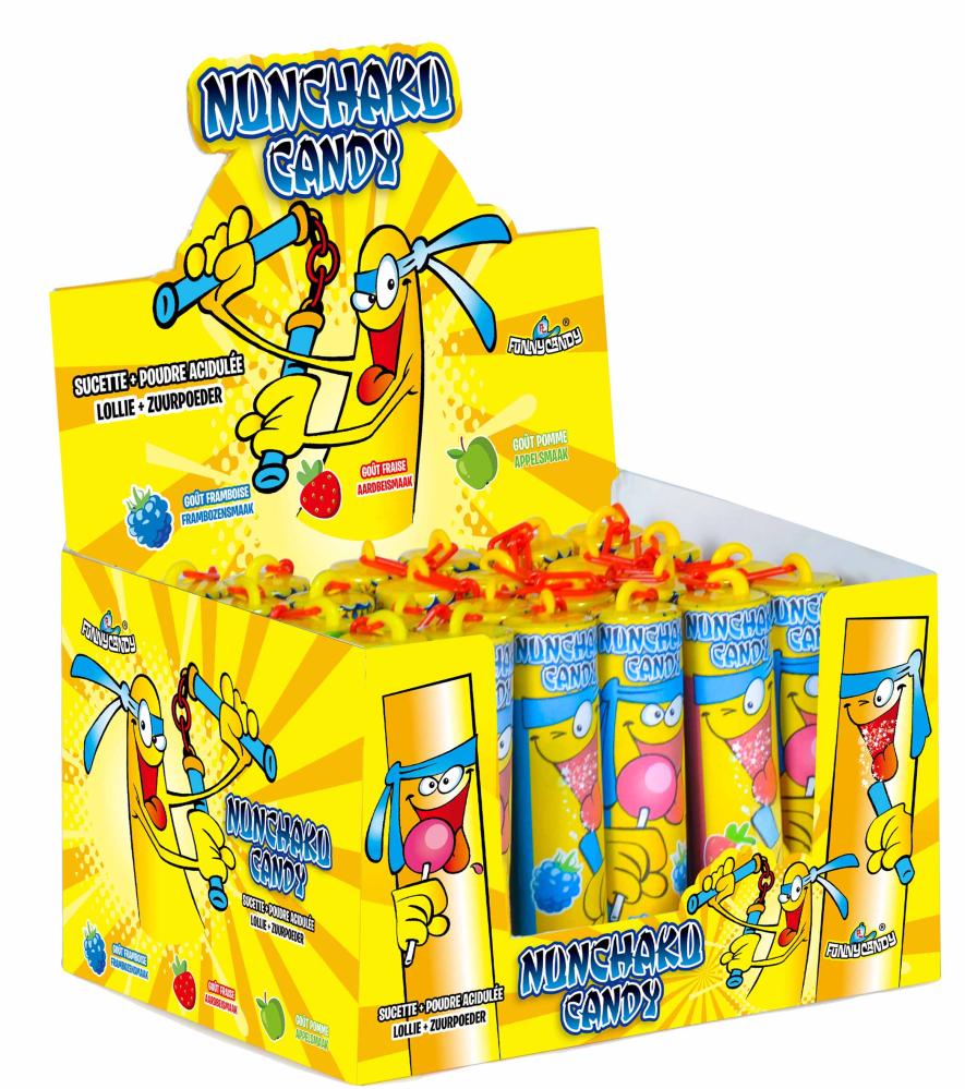 Funny Candy Nunchaku Candy 12x30g.
