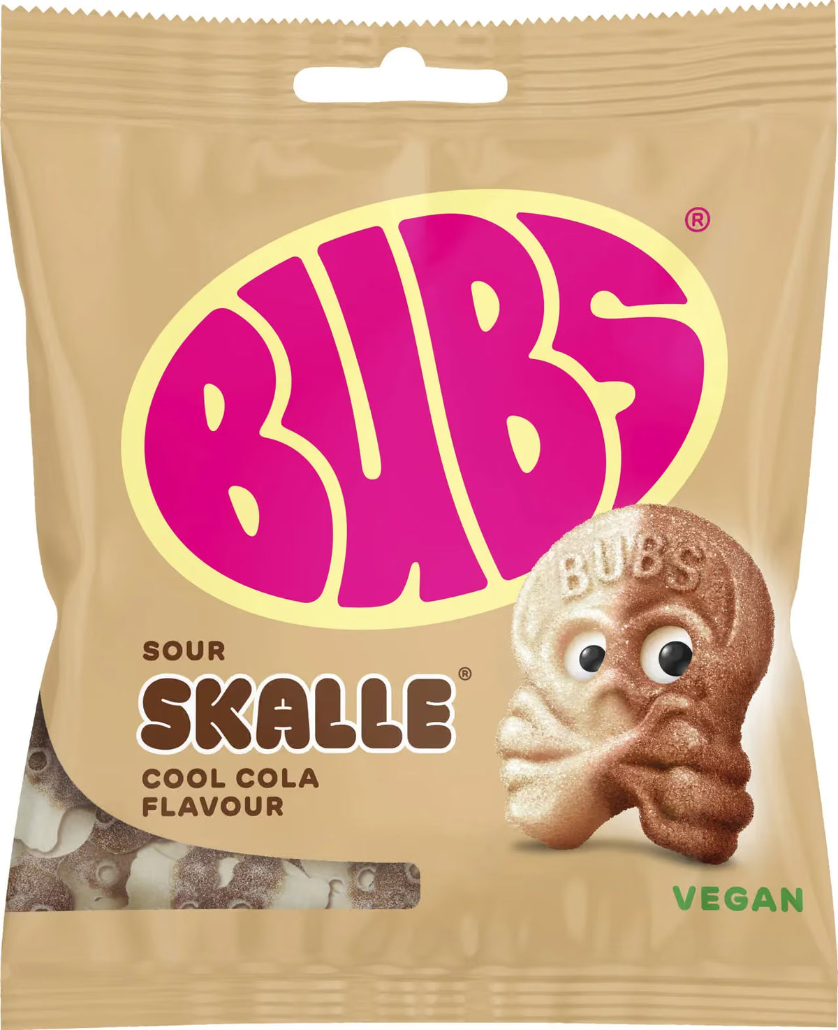 Bubs Cool Cola Skalle 12x155g