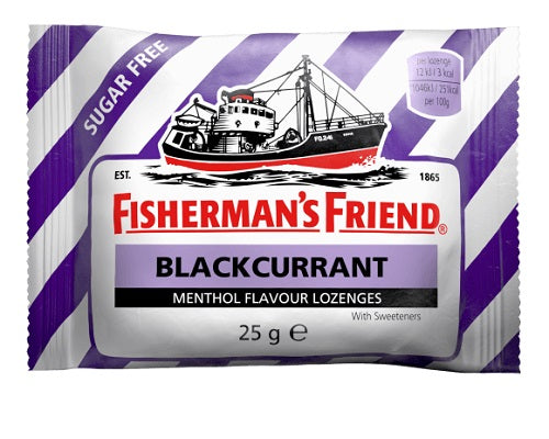 Fishermans Friend Svartvinbär och Menthol 24x25g
