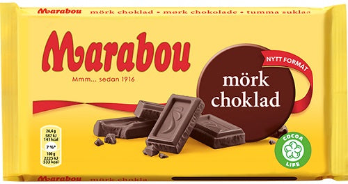 Marabou Mörk Choklad 18x180g