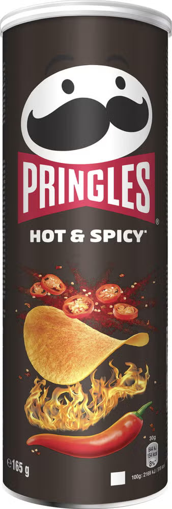 Pringles Hot & Spicy 165g