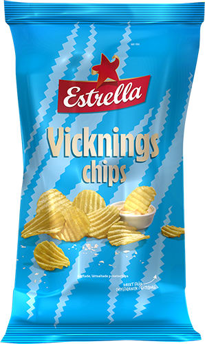 Estrella "Stor påse" Vickningschips 18 x 275g