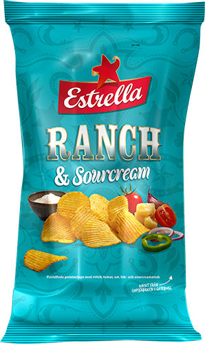 Estrella Ranch & Sourcream 21X175g.