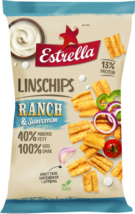 Estrella Linschips Ranch & Sourcream 12X110g.