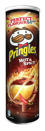 Pringles Hot & Spicy 165g X 19st.