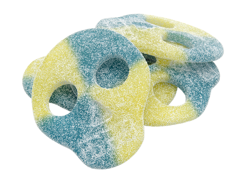 Candy People Lemon Raspberry Skulls 4kg