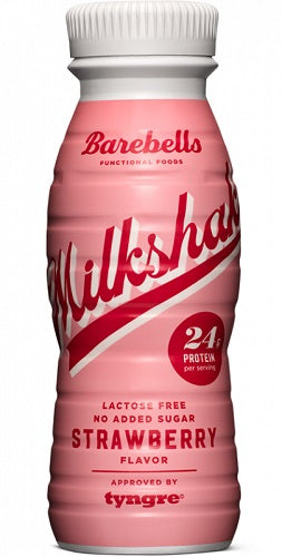 Barebells Milkshake Strawberry 8 X 330ml.