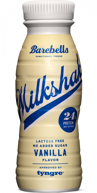 Barebells Milkshake Vanilla 8 X 330ml.