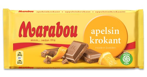 Marabou Apelsinkrokant 15x160g