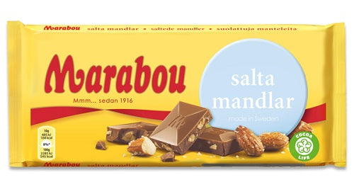 Marabou Salta Mandlar 16x160g.
