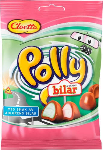 Cloetta Polly Bilar 20x100g.