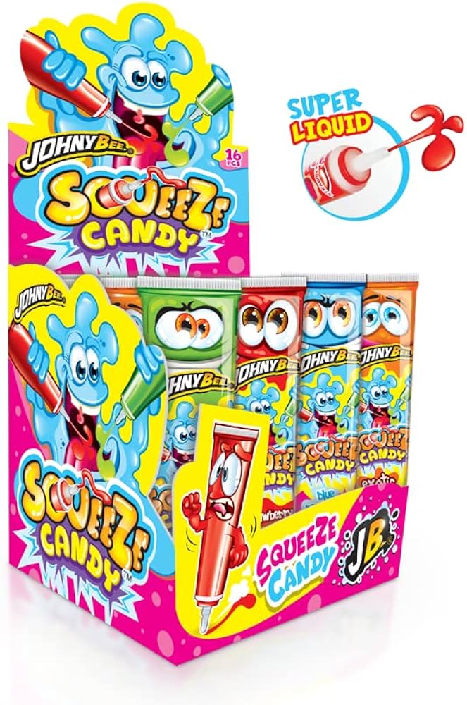 Johny Bee Squeeze Candy 16x44g