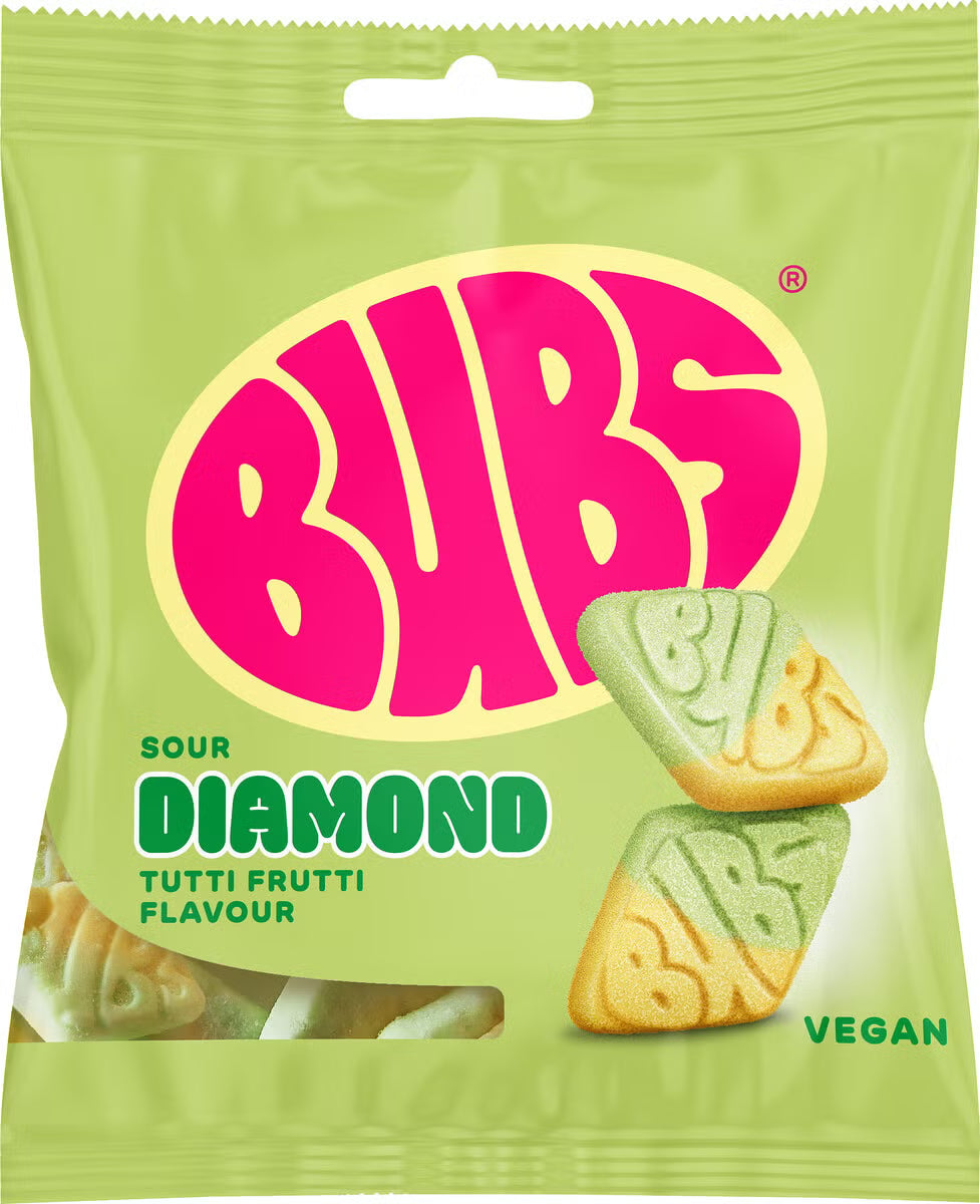 Bubs Tutti Frutti Diamond Skalle 12x155g