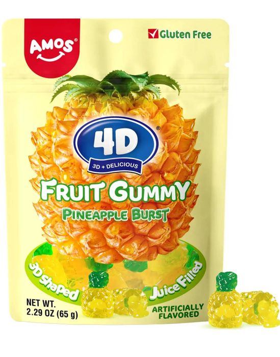 Amos 4D Pineapple 65g