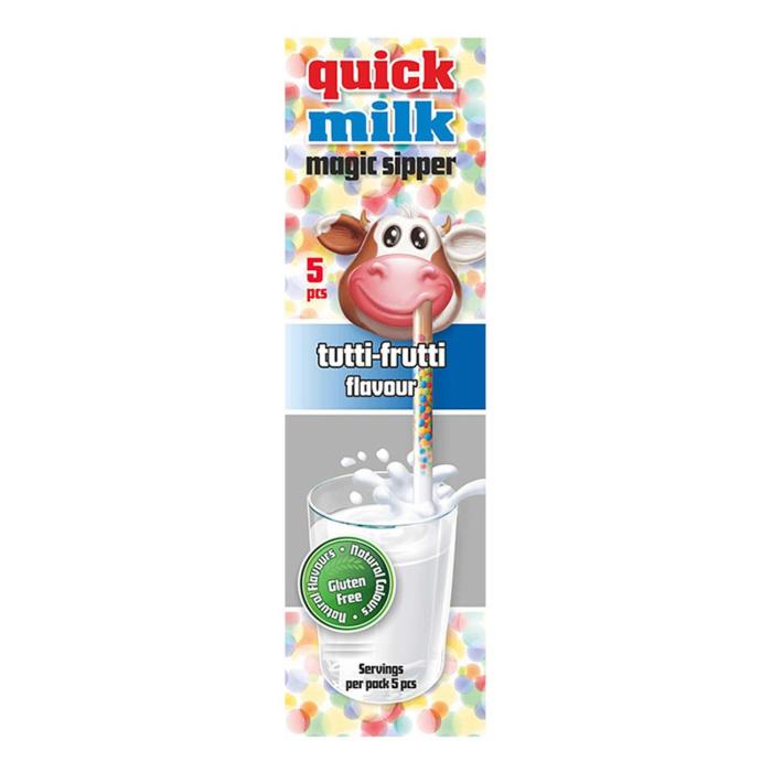 Quick Milk Sugrör T.Frutti 20x30g