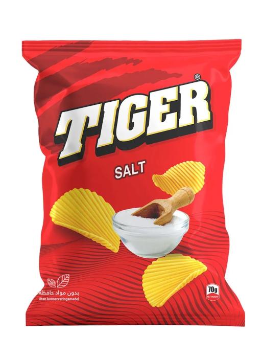 Tiger Chips Salt 12x70g