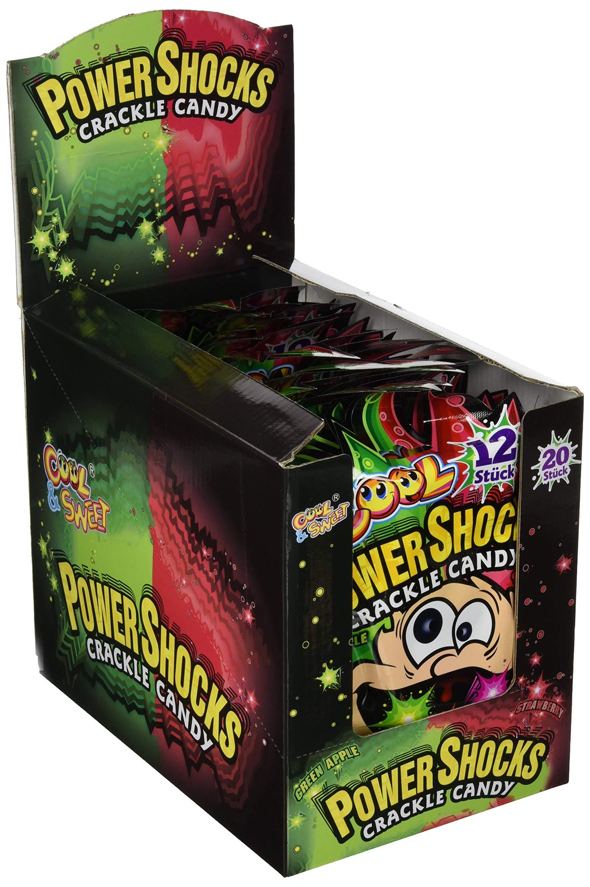 Power Shocks Crackle Candy 20x18g.