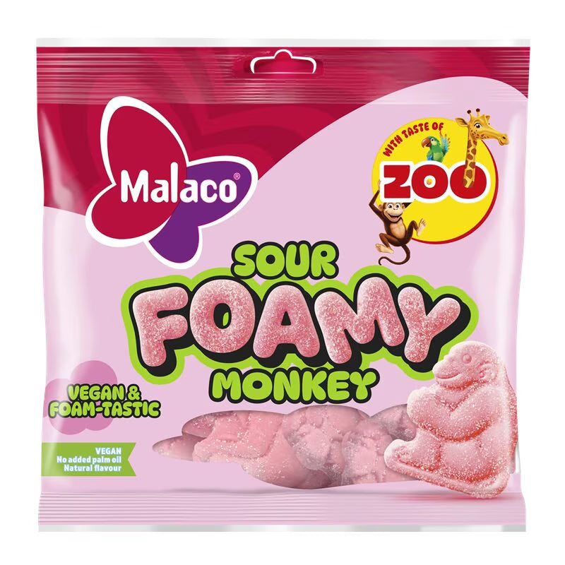 Zoo Foamy Sour Monkey 10x115g