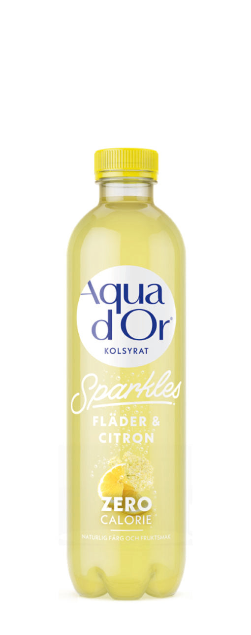 Aquador Sparkles Fläder & Citron 12x50cl
