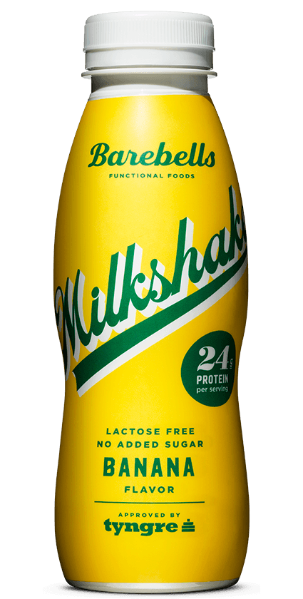 Barebells Milkshake Banana 8 X 330ml.