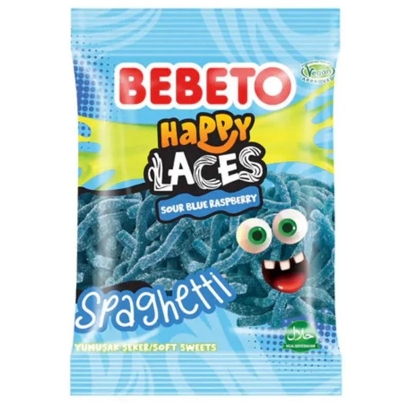 Bebeto Spaghetti Blue Raspberry 12x70g (Köp 6 Betala för 5)