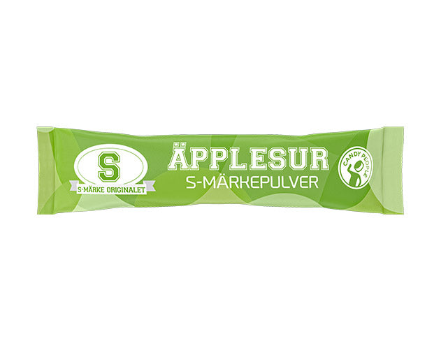 Candy People S-Märke Pulver Äppelsur 2,0Kg