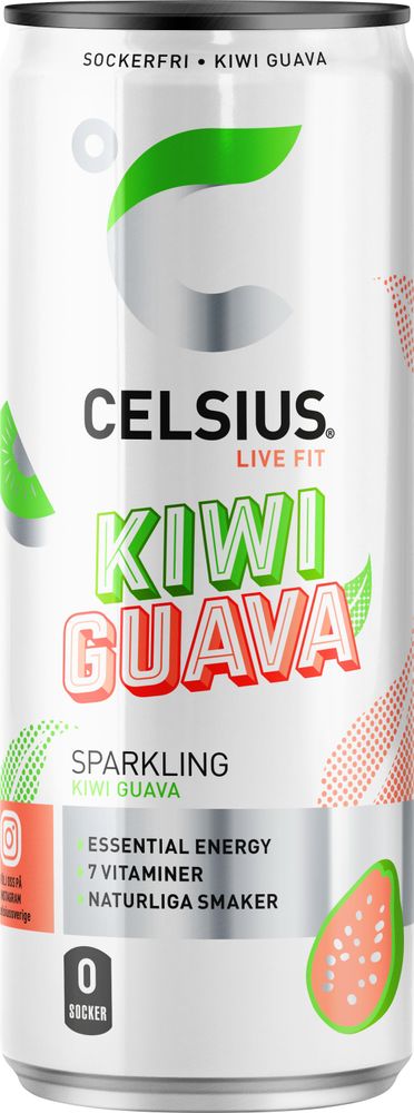 Celsius Kiwi Guava 24X355ml