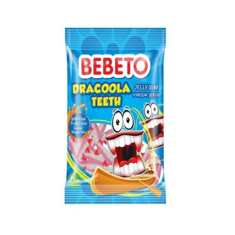 Bebeto Dracula Teeth 12x80g (Köp 6 betala för 5)