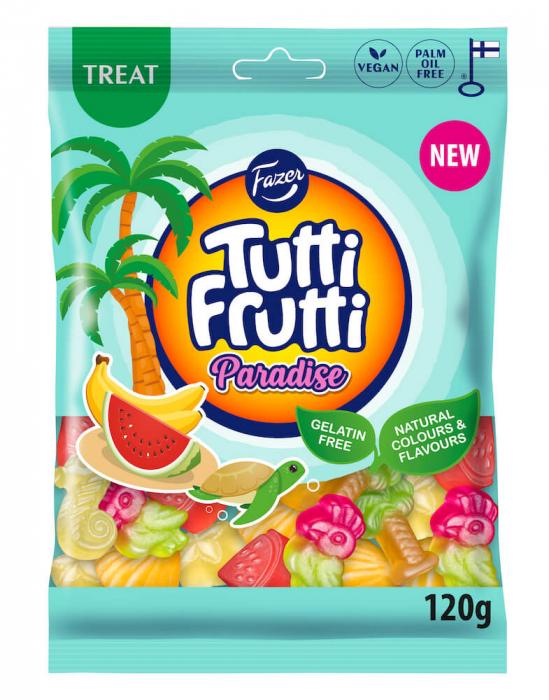 Fazer Tutti Frutti Paradise 120g