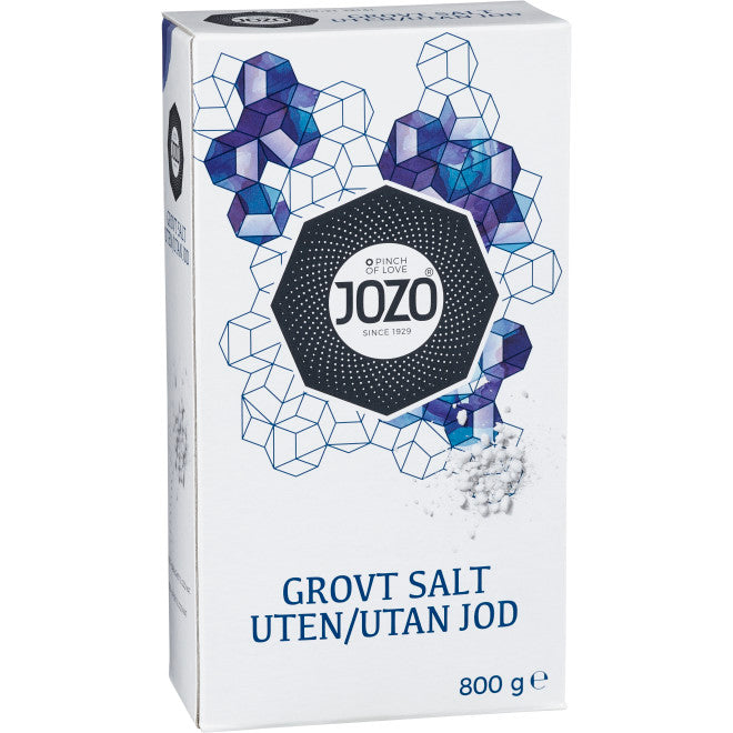 Jozo Grovt Salt ut.jod 12x800g