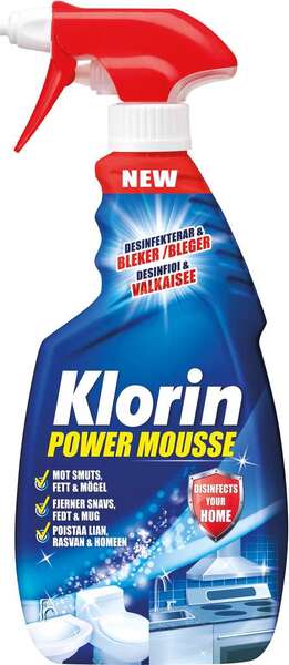 Klorin Power Mousse 12x500ml