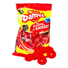 Damel Snurror Jordgubb 1kg.