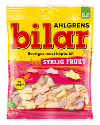 Ahlgrens Bilar Syrlig Frukt 42X100g