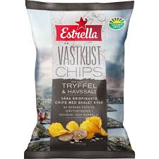 Estrella Västkustchips Tryffel 10x160g