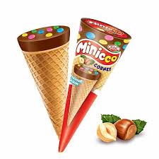 Minicco Hazelnut Cornet 25gr x96