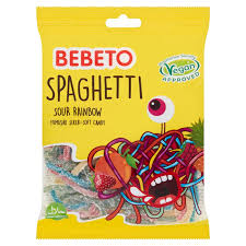 Bebeto Spaghetti Sour Rainbow 70g