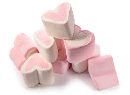 Marsmallow Hjärtan 1Kg
