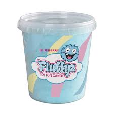 Fluffyz Candy Floss Blåbär 6x50g
