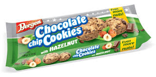 Chocolate Chip Cookies Hazellnut 25x100g