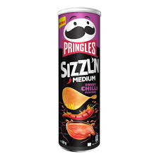 Pringles Sizzling Sweet Chilli 180g X 19st.