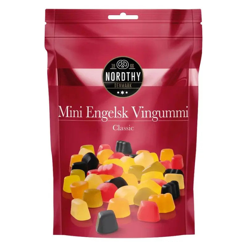 Nordthy Engelsk Vingummi Classic 170g