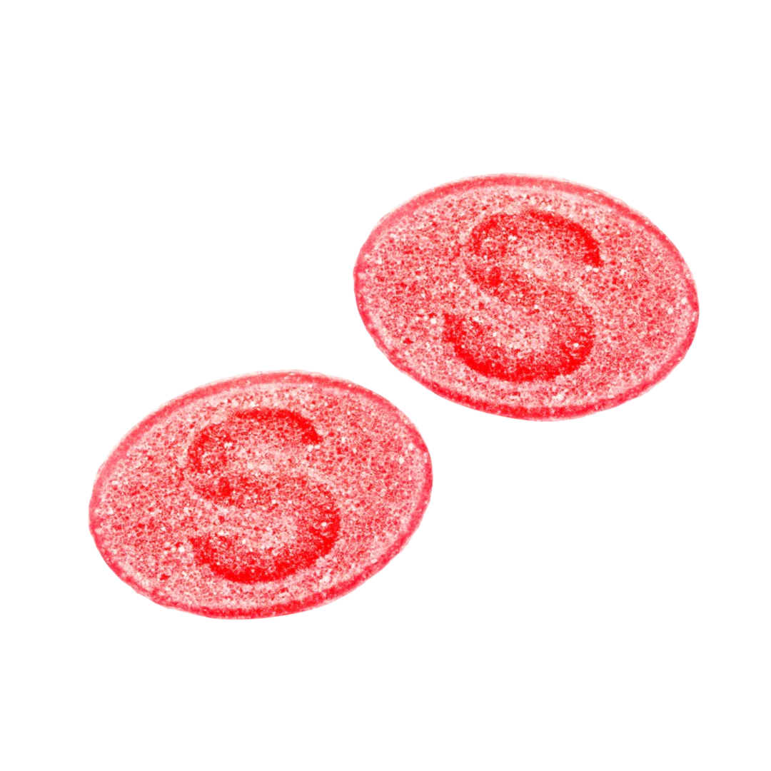 Candy People S-Märke Hallonsura 2,0Kg